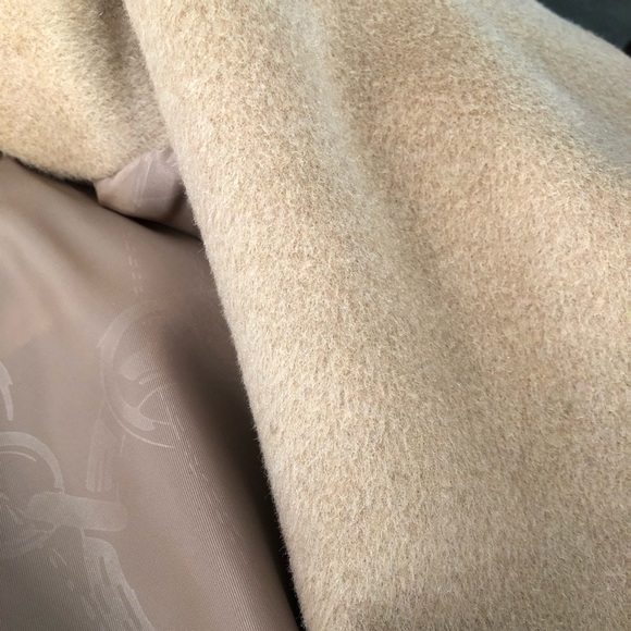 Wrap-front Wool-blend coat - Picture 4 of 5